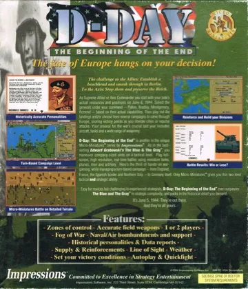 D-Day - The Beginning of the End_Disk1 box cover back
